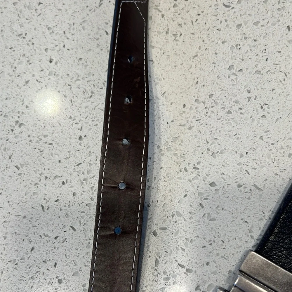 Kids Black Leather Belt reversible brown to black size xl in kids